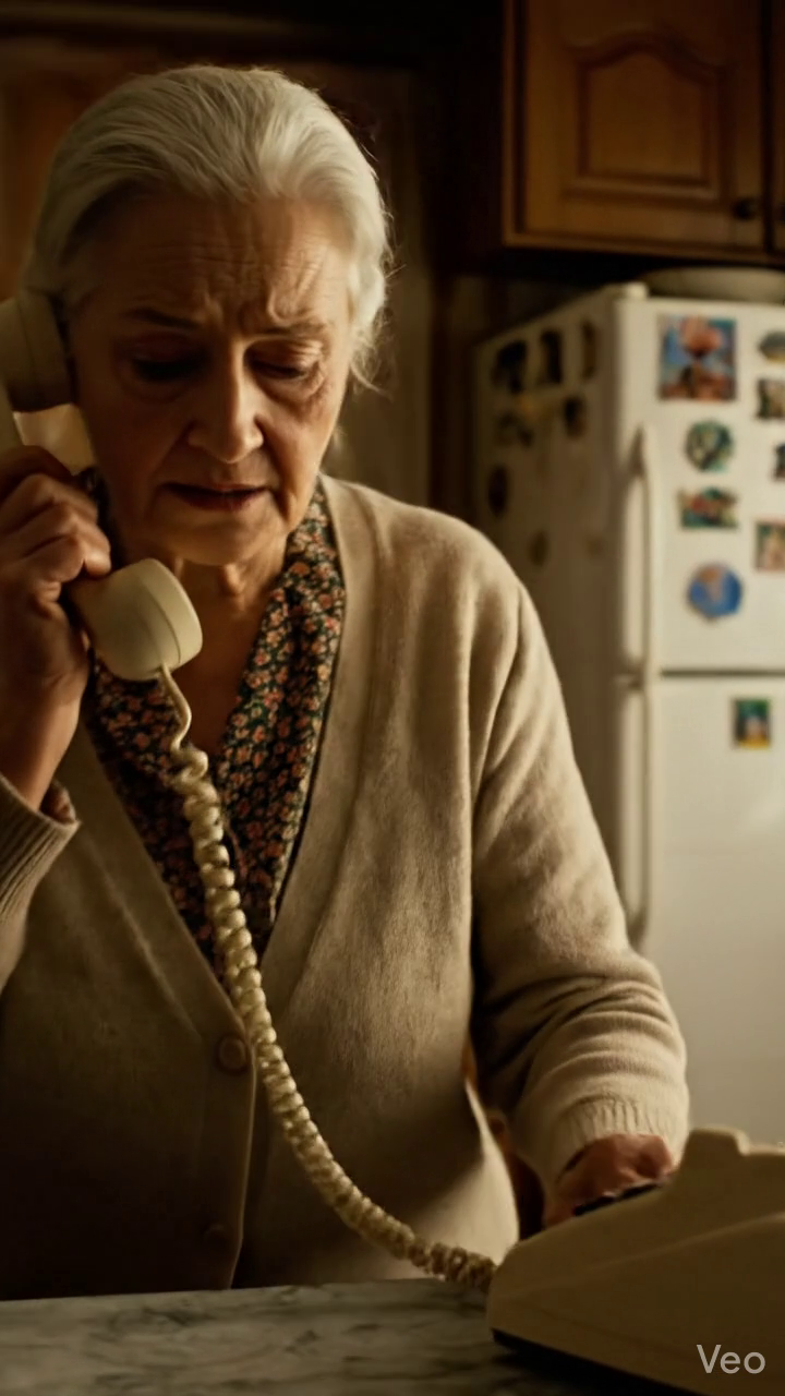 Zaslechla jsem jejich telefonát... a rozhodla jsem se, že se vypořádám s domem, než řeknou další slovo. Nepřerušil jsem. Nevydal jsem ani hlásku, aby věděli, že poslouchám. Jen jsem tam stál v kuchyni, jedna ruka odpočívala na studeném pultu, přijímač mě přitiskl k uchu, a poslouchal mého nejstaršího syna, jak ztišuje hlas jako vždycky, když si myslí, že něco není určeno pro jeho matku slyšet. V tomto domě máme ještě dvě pevné linky, jednu v kuchyni a druhou v horní chodbě. Je to starý zvyk z let, kdy kluci byli ještě ve škole, ze dnů, kdy telefonní účet seděl pod magnetem na lednici, od doby, kdy celá rodina stále shromáždil kolem stolu, aniž by někdo díval na hodiny. Je to bílý dům s černými okenicemi na Birchwood Lane, dům, kde jsem žil více než třicet let, ten s javorovým stromem před domem, který otáčí barvu ohně, než spadne každý poslední list přes vlhkou trávu. Vím, které schody vržou. Vím přesně, jak daleko otočit horní kohoutek, než voda teče do tepla. Vím, že ten škrábanec u kuchyňské tabule přišel od mého nejstaršího syna, který proklouzl kolem dveří, když mu bylo devět. Některá místa nejsou jen tam, kde žiješ. Jsou tam, kde byl celý tvůj život. A přesto jsem přes tu starou telefonní linku slyšela, jak můj vlastní syn mluví o tomto domě, jako by to nebylo nic víc než aktivum čekající, až někdo jiný rozhodne o jeho budoucnosti. Mluvil o 