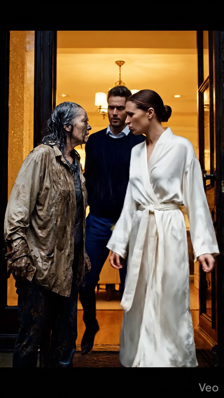 Ma maison a inondé pendant la tempête, et je suis allé chez mon fils maison trempée et boueuse demandant de rester un moment, mais ma belle-fille a bloqué la porte, vous allez ruiner mes tapis blancs. Allez dans un abri. Elle m'a claqué la porte au visage, j'ai appelé le garçon troublé que j'ai pris quand il avait 16 ans et un convoi militaire est arrivé comme ils avaient pris exactement la mauvaise personne pour provoquer. Nouvelles