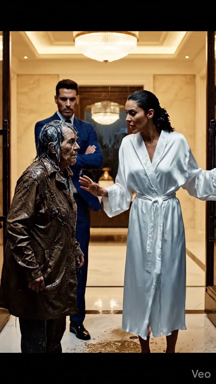 Můj dům zaplavil během bouře, a šel jsem do domu mého syna promočený a zablácený žádat o pobyt na chvíli, ale moje snacha zablokovala dveře 