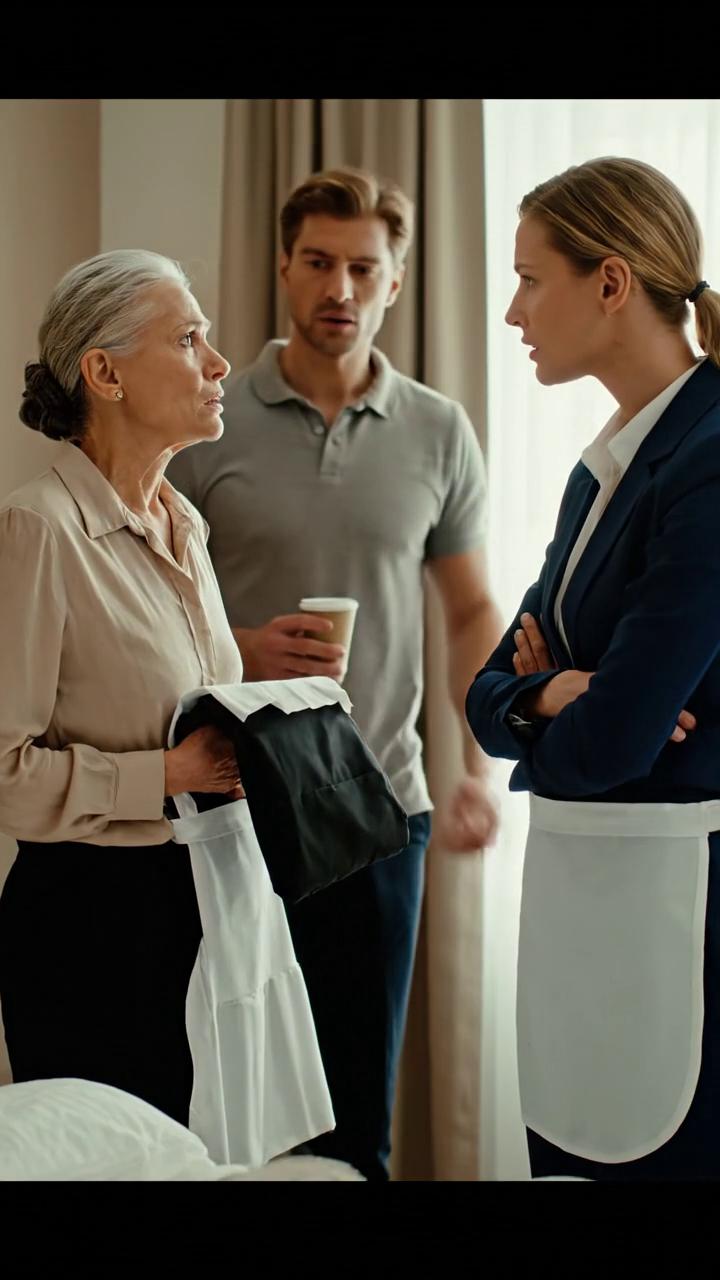 Na failliet te zijn gegaan, trok ik in met mijn zoon om mijn leven weer aan elkaar, maar op de allereerste dag, mijn dochter in de wet legde een meid een uniform op mijn bed en zei koud, Zet het op, ... terwijl mijn zoon gewoon stond daar en toegevoegd, Doe wat ze zegt, en wees dankbaar dat je nog steeds een dak, dus ik rustig trok mijn koffer uit de deur, en een paar maanden later, die dezelfde twee mensen waren degenen die niet kon kijken recht op het scherm Nieuws