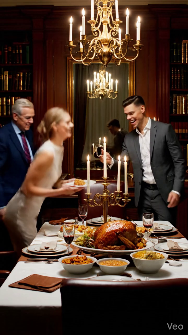 À Thanksgiving, ma mère m'a appelé une sangsue dans une maison que je gardais secrètement hors de la forclusion, et dix minutes plus tard mon père a remis à mon frère une Tesla pour être toujours là. J'ai souri, je me suis excusé, et j'ai marché à son étude avec ma assiette de dessert encore chaude dans ma main. Nouvelles