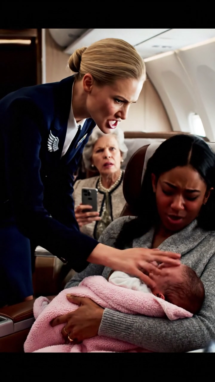 Uczennica lotu uderzyła Czarną Mamę trzymając dziecko Nie wiedziała, że jej mąż jest właścicielem linii lotniczej! Aktualności