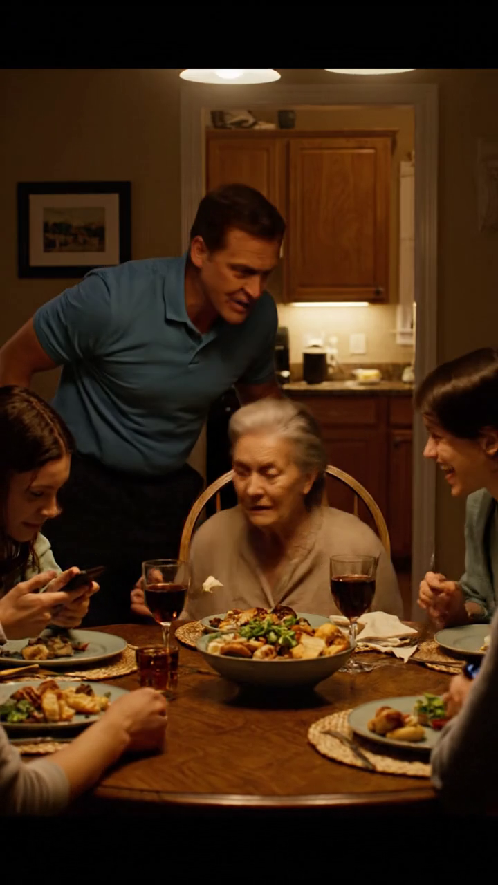 Jadłem z rodziną, kiedy mój zięć krzyknął: 