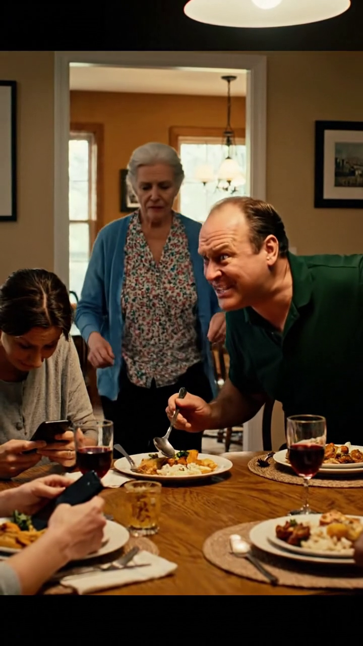 Večeřel jsem s rodinou, když můj zeť vykřikl: 