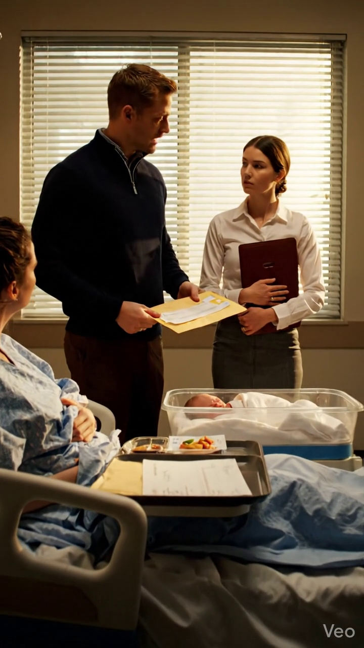 Trois jours après avoir donné naissance à des jumeaux, mon mari est entré dans ma chambre d'hôpital avec la femme qu'il avait vue et une pile de papiers de divorce. Puis il a glissé une offre de 3 millions de dollars sur le plateau du lit et a dit, 