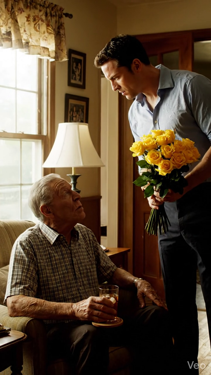 Le jour du Père, mon fils est entré dans ma maison de ranch à Dallas tenant un bouquet de roses jaunes et a demandé si casually, 