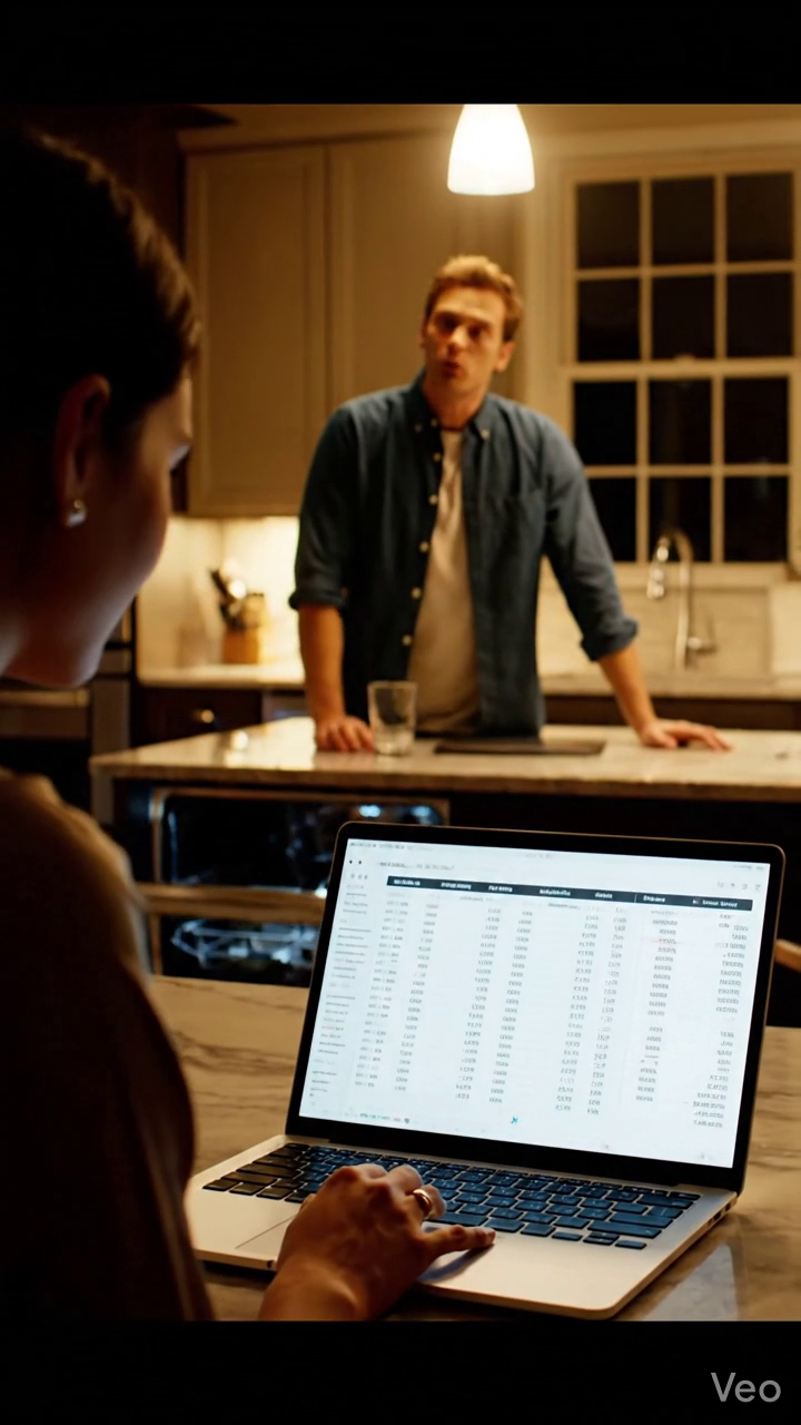 Právě tady v naší kuchyni v Austinu, můj manžel položil sklenici a řekl: 