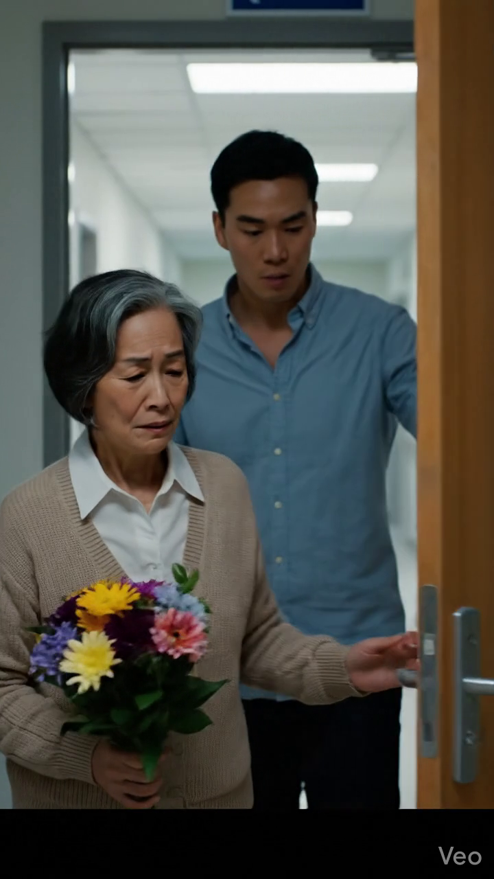 J'ai voyagé 12 heures pour voir ma naissance de petit-fils, pour être laissé seul dans le couloir de l'hôpital. Mon fils a ouvert la porte juste une fissure. 