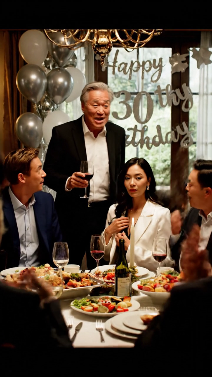 À la fête d'anniversaire, mon père a personnellement lancé, devant des parents, des voisins, et même ses copains de golf, il a ri et a dit que je pouvais à peine payer pour le déjeuner, alors comment pourrais-je rêver d'acheter une maison, mais quand j'ai mis ma main sur mon manteau, regardé droit sur lui, et parlé très tranquillement, toute la pièce a changé News