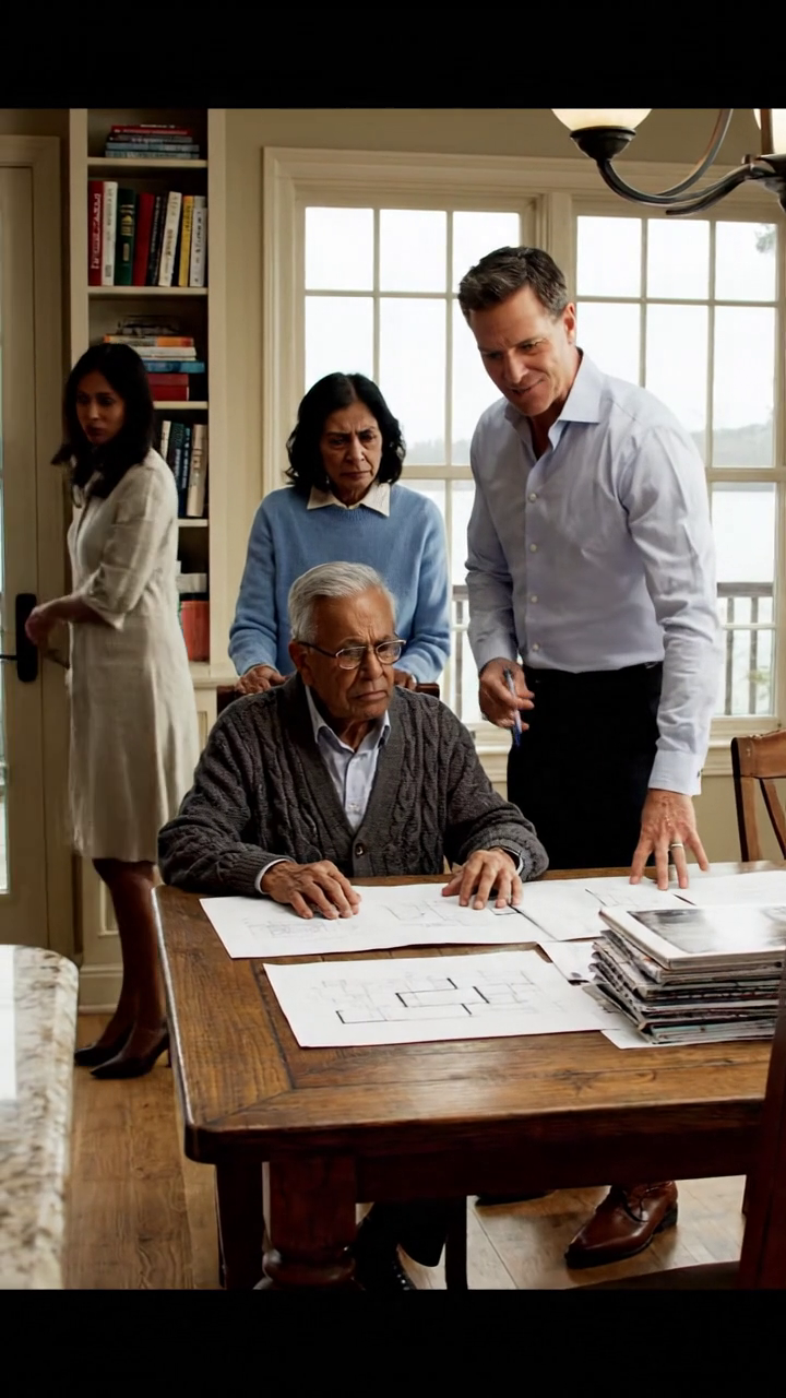 À la fête d'anniversaire, mon père a personnellement lancé, devant des parents, des voisins, et même ses copains de golf, il a ri et a dit que je pouvais à peine payer pour le déjeuner, alors comment pourrais-je rêver d'acheter une maison, mais quand j'ai mis ma main sur mon manteau, regardé droit sur lui, et parlé très tranquillement, toute la pièce a changé News