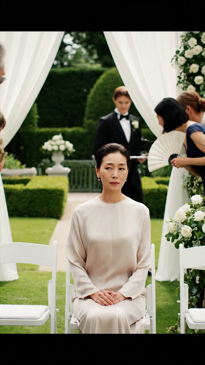 'Na luksusowym weselu mojego syna, umieścili mnie w 14 rzędzie tuż obok strefy obsługi. Panna młoda pochyliła się i szeptała: 