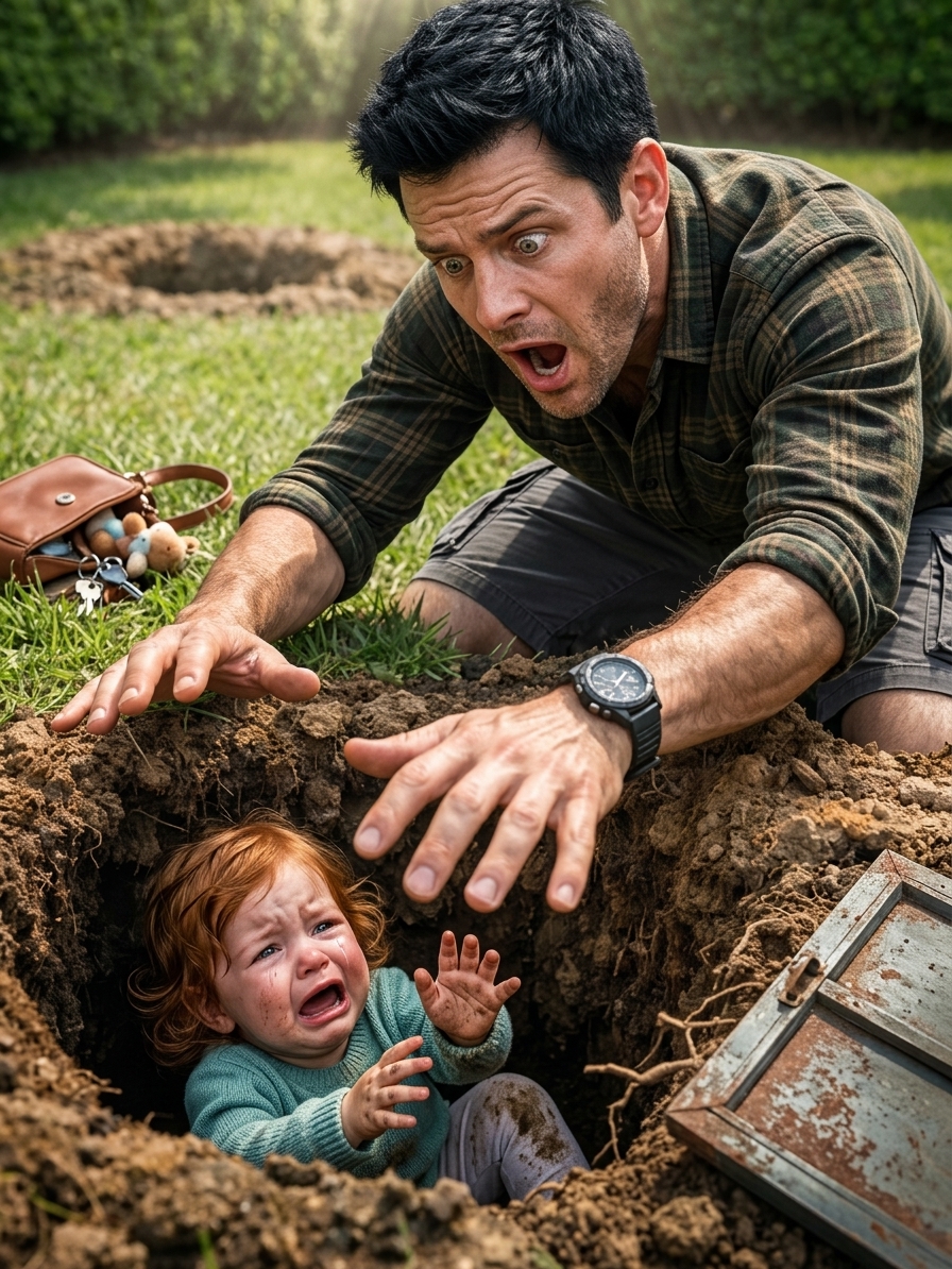 Vrátil jsem se z nasazení o tři dny dřív. Moje dcera nebyla ve svém pokoji. Moje žena říkala, že byla u babičky, tak jsem tam jela. Ale místo toho jsem našel svou dceru na dvorku, jak stojí v díře a pláče. 