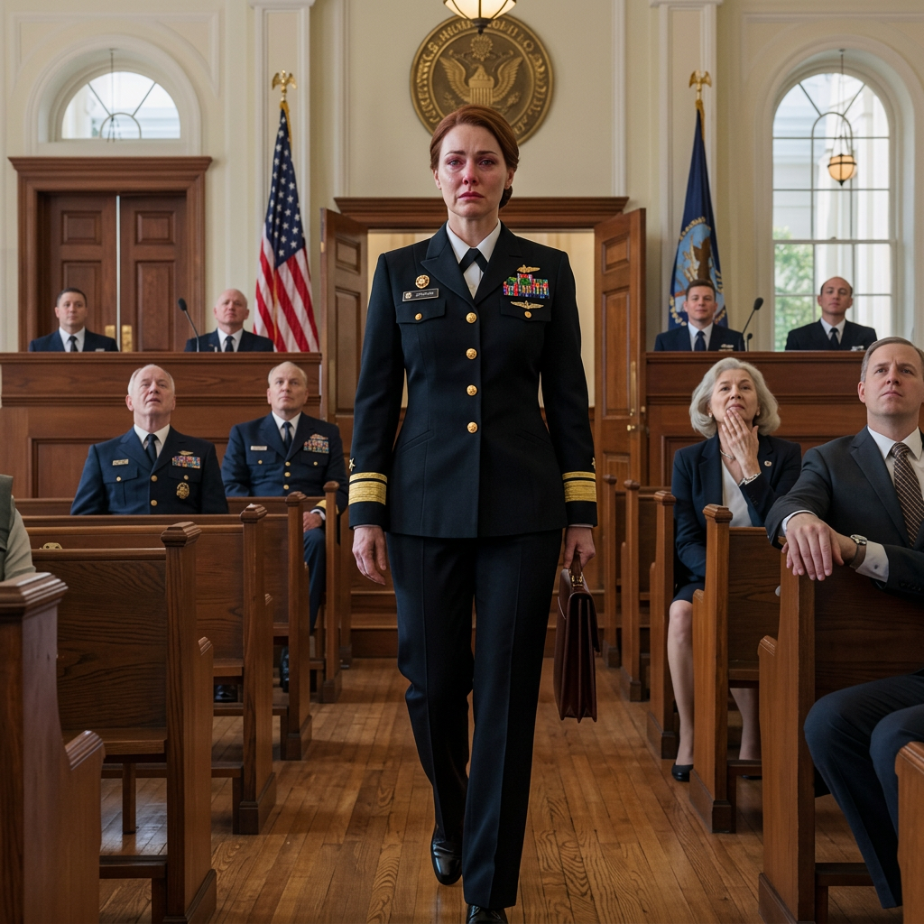 Mon frère a dit à mes parents que j'ai arrêté la marine, et ils l'ont cru si complètement qu'ils m'ont fait mourir pendant douze ans, puis il a affronté une cour martiale, et la fille qu'ils pensaient avoir échoué s'est rendue dans cette cour militaire tranquille en blanc robe avant que l'un ou l'autre d'eux ait compris que le mensonge avait finalement échappé aux nouvelles de la route