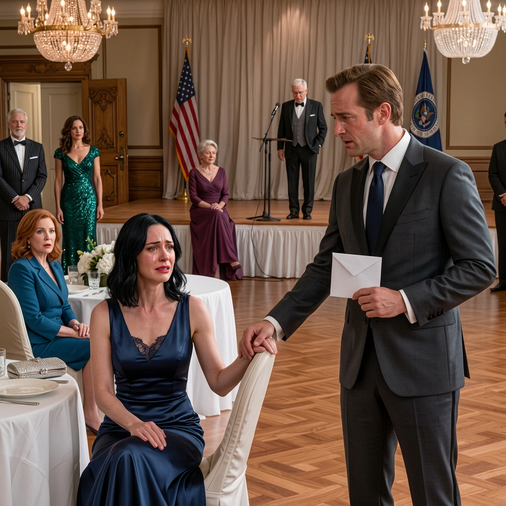 Moi rodzice mnie przyjęli na kolację mojego ojca, potem mój mąż poszedł na scenę.