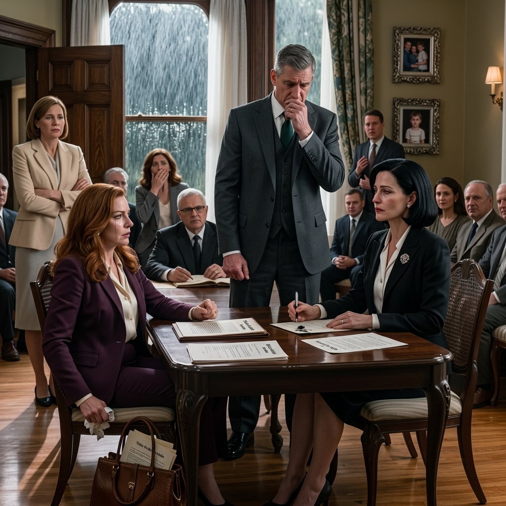 Mijn moeder gleed de pen over de tafel en zei,  Drie jaar later, toen mijn vaders advocaat belde over het pakket hiernaast en hoorde wat mijn naam waard was, duurde de stilte op die lijn vijftien volle seconden. Nieuws