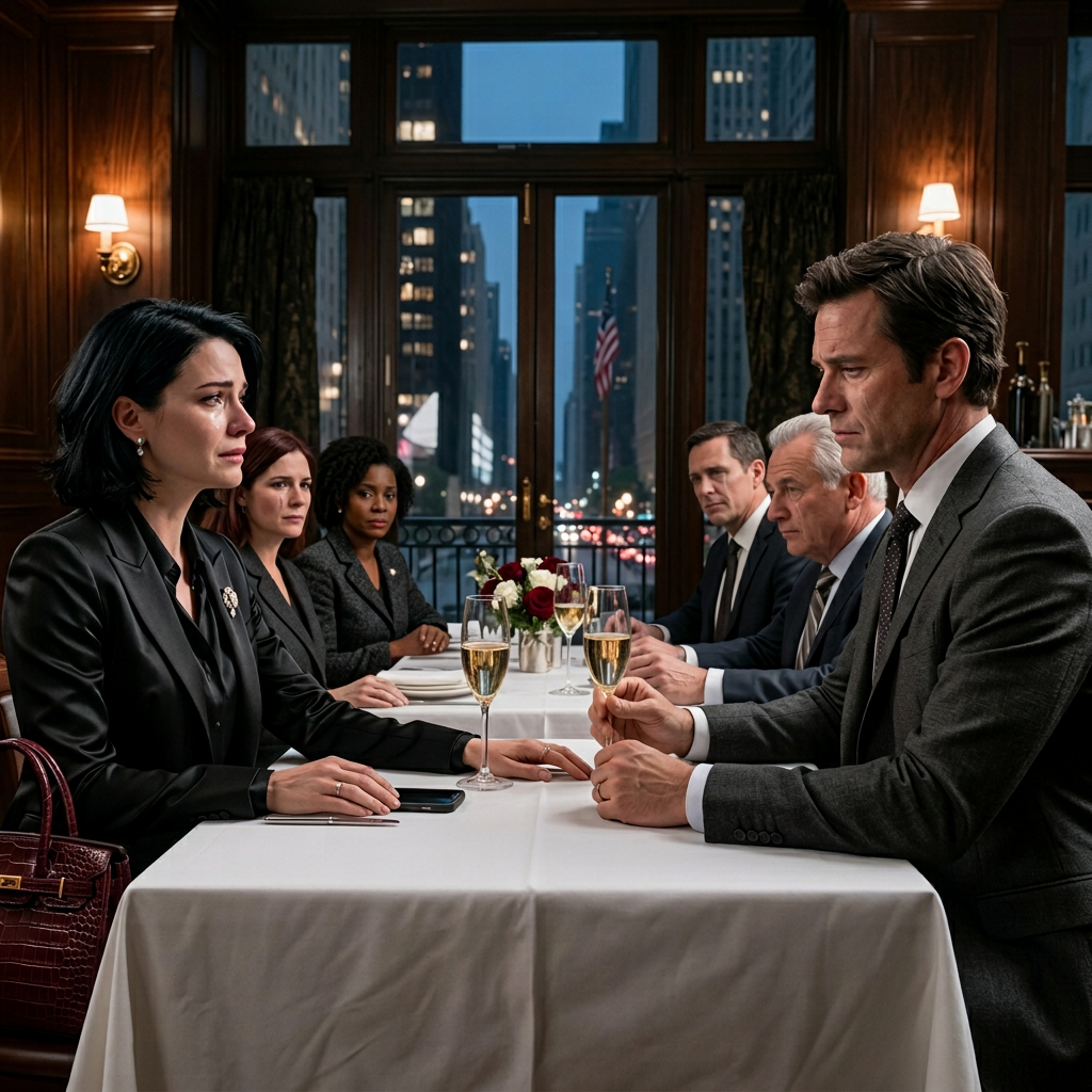 Mijn dochters verloofde bleef vragen stellen over ons Lake House, en ik zei niets. Aan de eettafel keek ze naar hem en zei: 