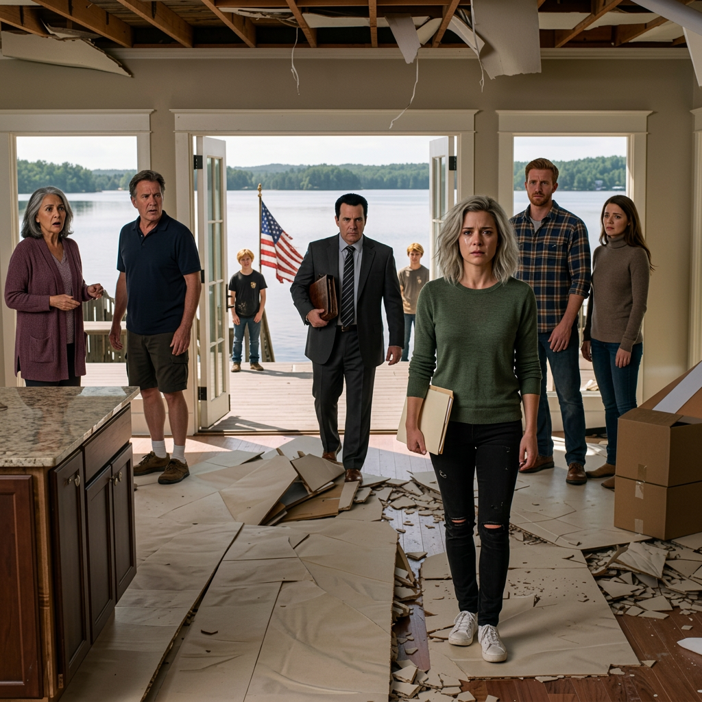 Šla jsem do domu u jezera na klidný víkend. Místo toho jsem našel kuchyň a obývací pokoj uprostřed renovace. Máma řekla: