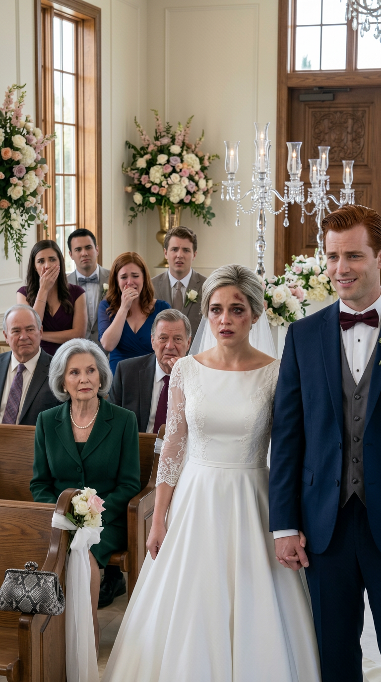 V den svatby jsem se objevil s monoklem. Můj snoubenec stál vedle mě... a když uviděl mou matku, usmál se. Pak řekl: