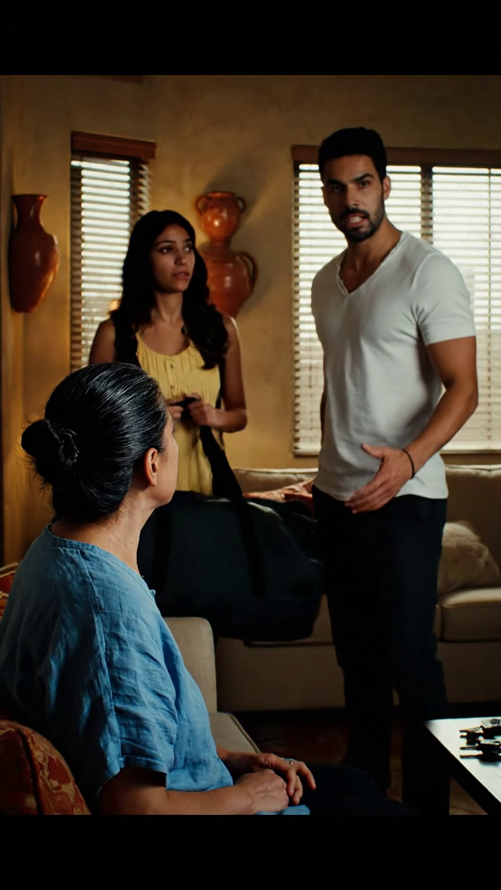 Ik zat in mijn eigen woonkamer in Arizona tv te kijken, toen mijn schoonzoon overliep, het scherm uitzette en zei: 