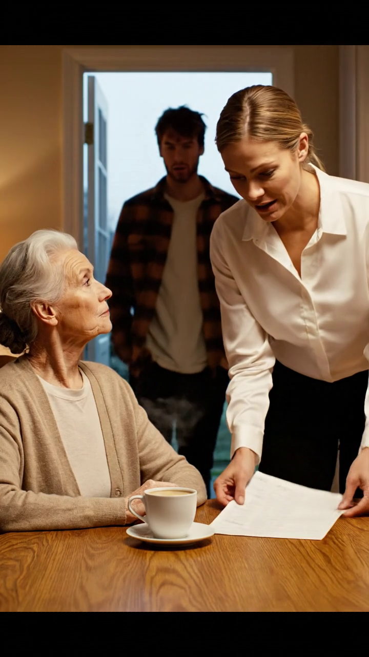 Ma belle-fille a glissé une liste dactylographiée sur ma table de cuisine, ce qu'il faut garder, ce qu'il faut faire, et quelques semaines plus tard mon fils a voulu utiliser cette même maison comme garantie pour sa femme, 300 000 $ de dettes, et j'ai seulement plié le papier, souri, dit merci, puis emballé tranquillement le dimanche matin au moment où les lettres certifiées sont apparues, leurs visages avaient changé News