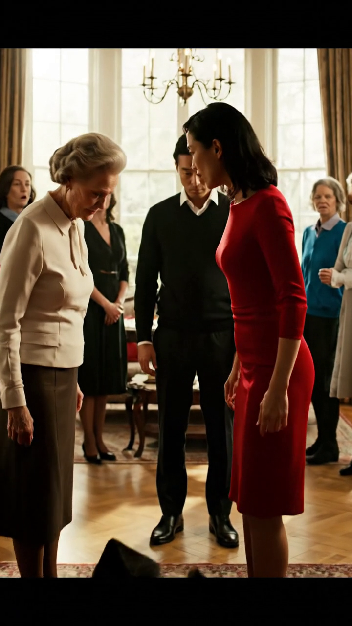 Op kerstochtend, mijn dochter in de wet gooide mijn jas aan mijn voeten voor 11 familieleden, koel gezegd me om uit het Sugar Land huis dat ik had gekocht in contant geld 17 jaar eerder; mijn zoon stond een paar stappen verderop, stil voor precies 14 seconden, en ik boog alleen naar beneden, pakte mijn jas, glimlachte, zei: 