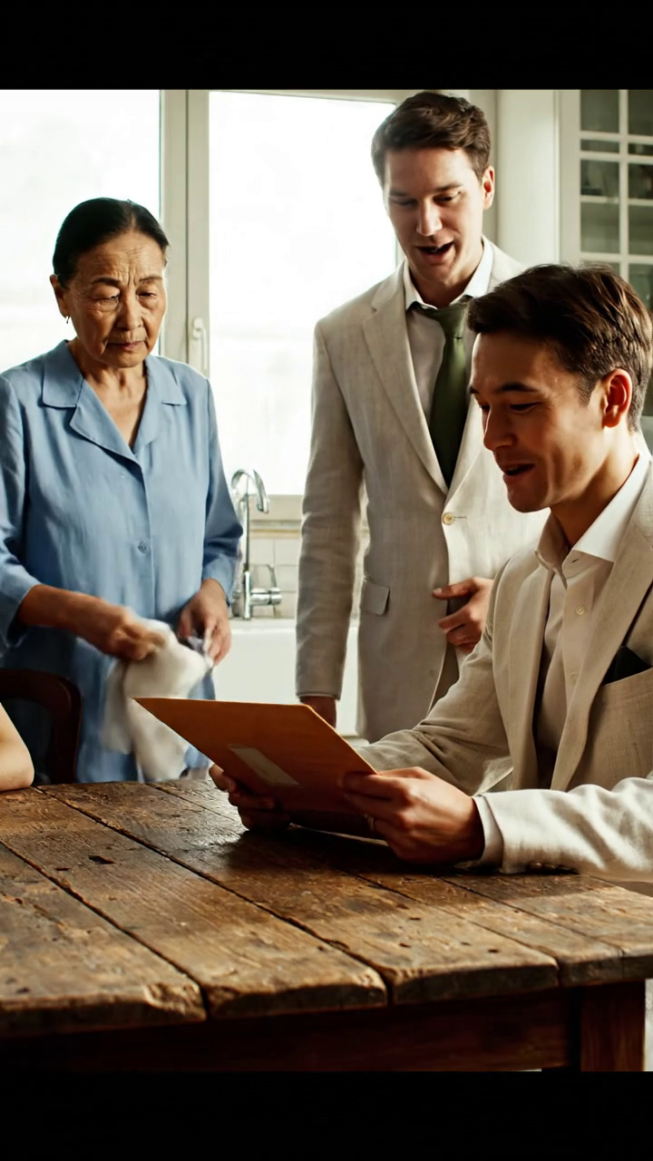 Meine Tochter war erst drei Tage verheiratet, als ihr neuer Mann einen dicken Umschlag in die Küche brachte, wo sie ihre Hausaufgaben gemacht hatte, lächelte und sagte, es sei „nur Finanzplanung für die Zukunft“, aber er hatte keine Ahnung, dass ich die $7 Millionen meines verstorbenen Ehemanns zehn Jahre lang versteckt blieb und als jemand von einem Anwalt an diesem Wochenende zu meiner Tür kam, habe ich genau verstanden, was diese Ehe für News erreichte.