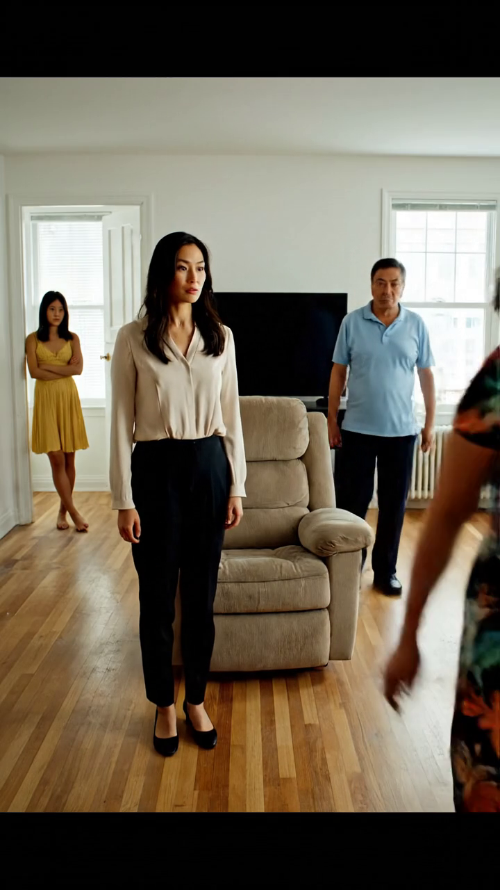 Maman a dit qu'ils n'avaient pas les moyens d'acheter un autre billet, alors ma soeur est partie en croisière. Quand ils sont rentrés, la maison était vide et chaque article que j'ai payé était parti. Ils l'ont perdu.