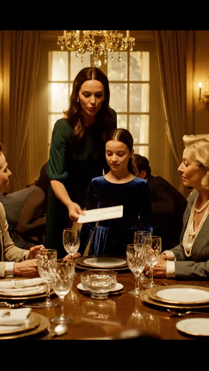 Ze lieten mijn dochter eten in de keuken terwijl iedereen aan tafel zat. Ik nam elke dollar terug die ik ze gaf en toen vertelden ze me eindelijk de waarheid. 005