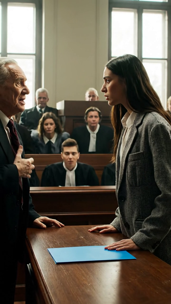 Ojciec powiedział sędziemu, że otworzyłem niebieski folder.