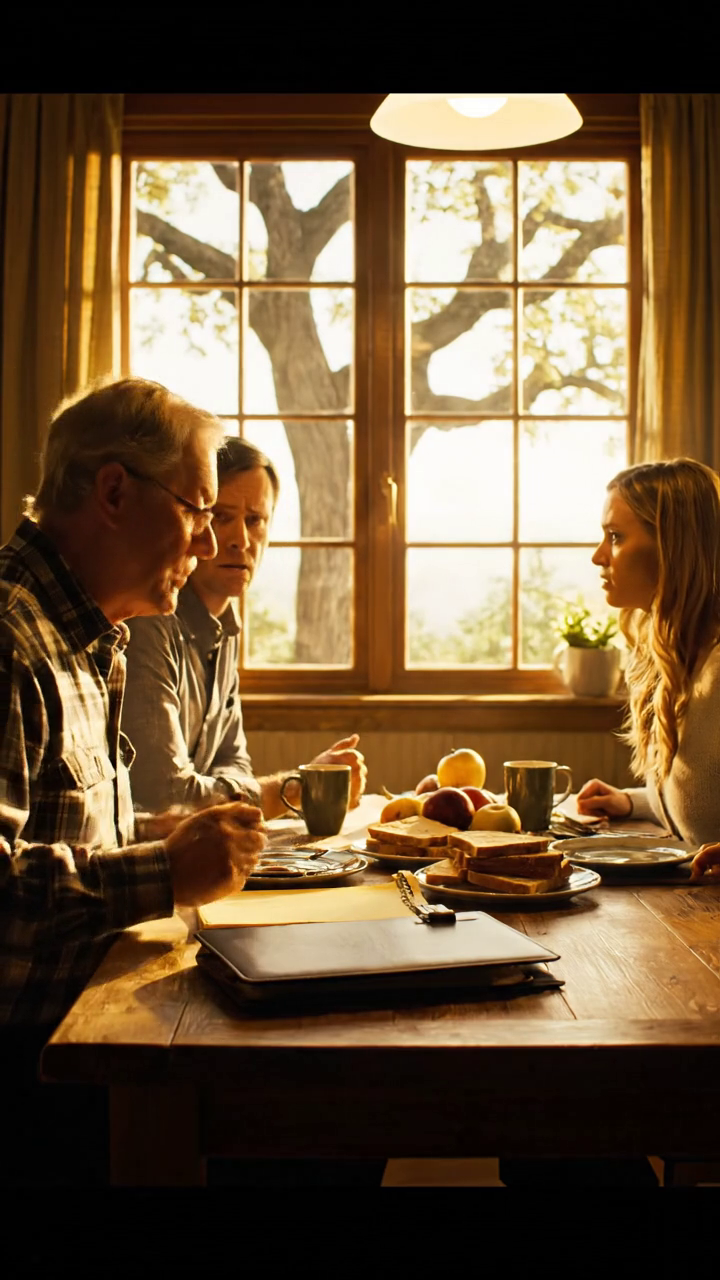 Mój syn zapytał, dlaczego zamroziłem konto i powiedział, że jego żona jest wściekła. Uśmiechnąłem się, poślizgnąłem się po stole i obserwowałem moją córkę w prawie.