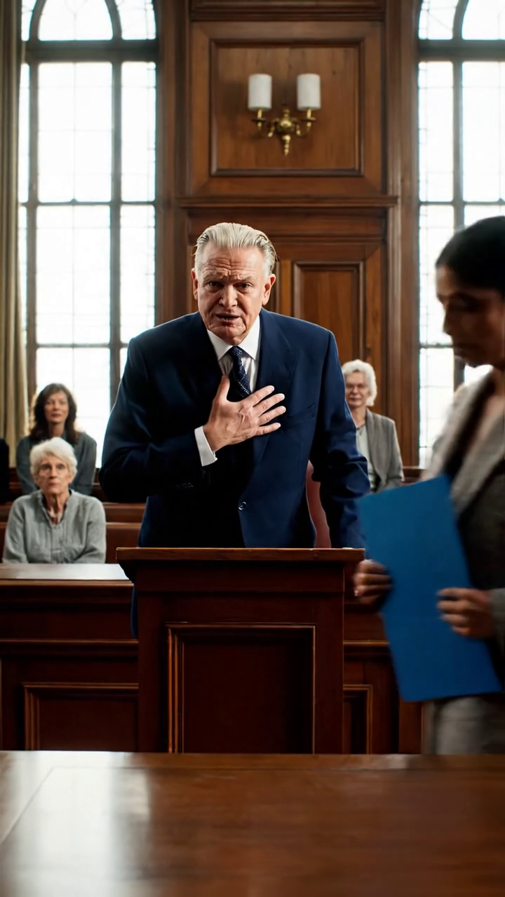 Mijn vader vertelde de rechter toen ik de blauwe map opende.