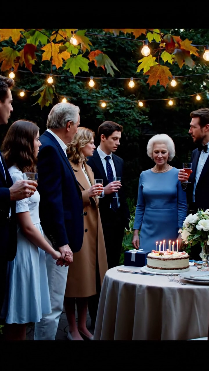 Auf meinem 73. Geburtstag, Mein Ehemann ging mit einer Frau und zwei Kindern und kündigte an unsere Gäste, “Dies ist meine andere Familie ich habe Kept Them Secret für 30 Jahre.” Unsere Töchter waren verblüfft, aber ich habe nur gelächelt, ihm eine kleine Box übergeben, und sagte: 