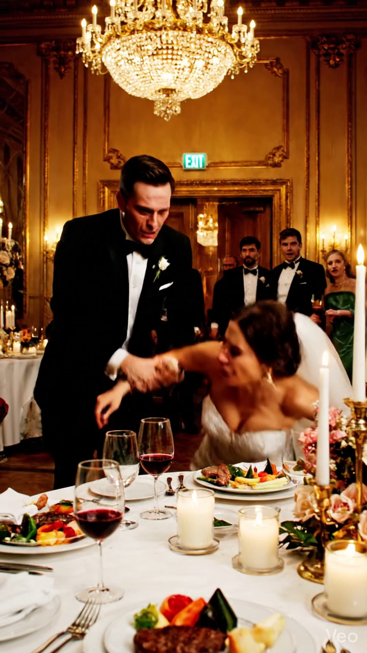 Na naszym ślubie, jedzenie w końcu podano, ale mój mąż nie tknął ani jednego kęsa. 