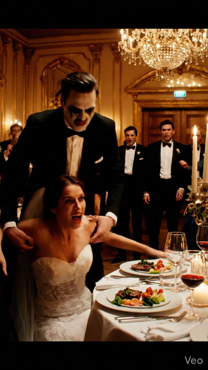 Bei unserer Hochzeit wurde das Essen endlich serviert, aber mein Mann berührte keinen einzigen Biss. „Was ist los? Willst du nicht essen?“ fragte ich, verwirrt und besorgt. Er wandte sich zu mir und sagte in einer niedrigen Stimme: 