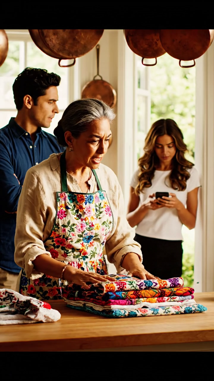 Dan pak je spullen en stap uit mijn huis, mijn zoon zei, staande in de keuken had ik betaald voor een kant zoom per keer, en ik bleef vouwen mijn jurken in stilte omdat de diepste soort vernedering is niet wanneer vreemden wissen u het is wanneer je eigen kind zegt dat de kamers die je gebouwd zou beter af zonder u.