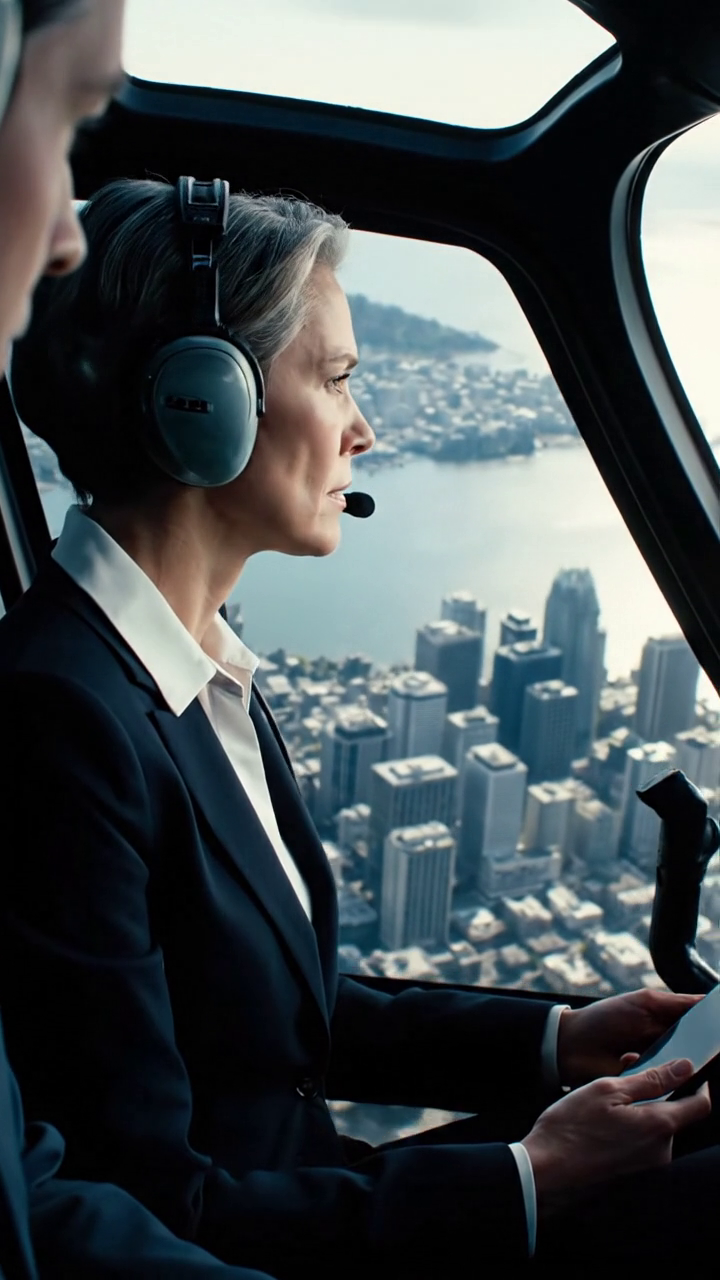 Weselny organizator mojego syna w Seattle dzwonił, gdy byłem w helikopterze, patrząc na niebo i wieże noszące nazwisko Sterling. Powiedziała: 