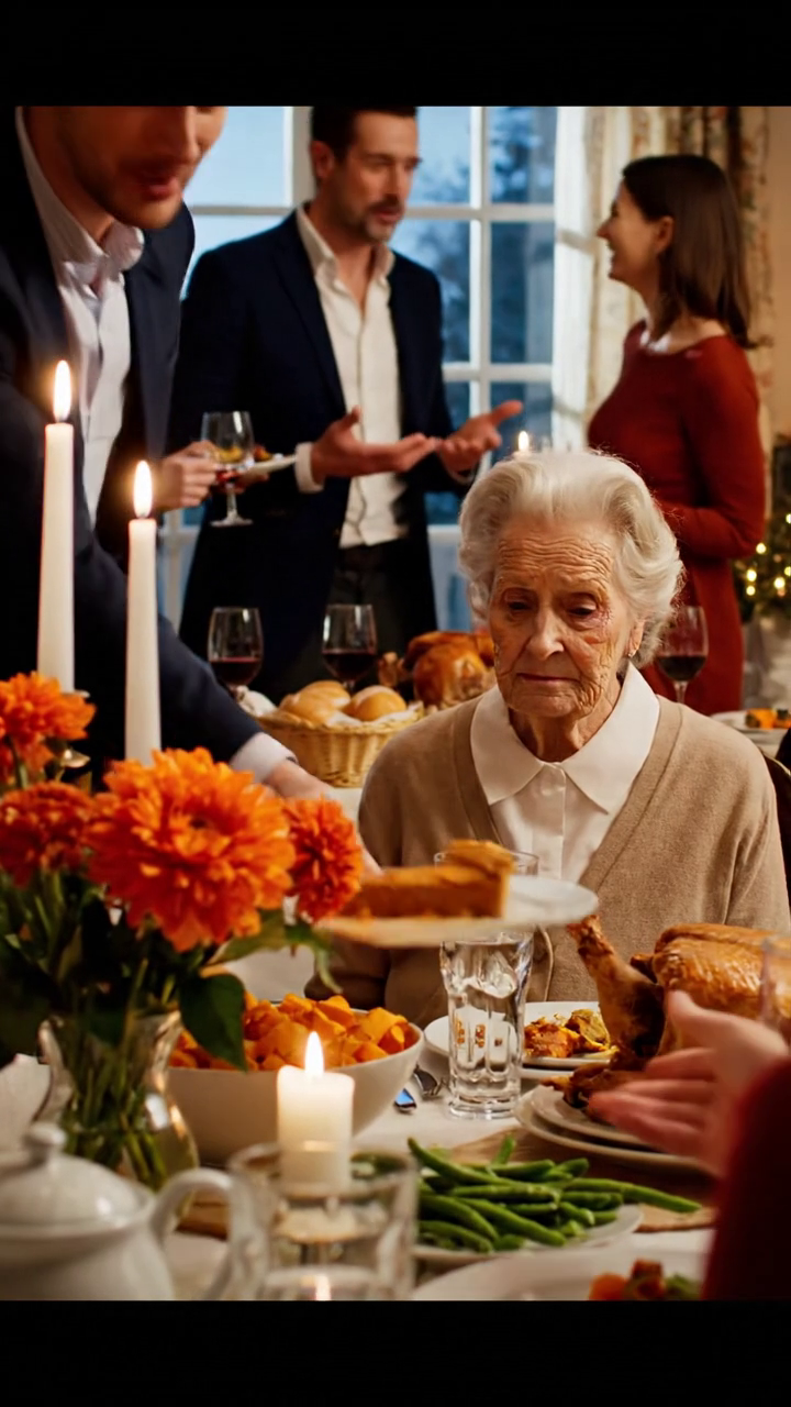 Op Thanksgiving avond, mijn zoon trok niet uit mijn stoel, mijn waterglas werd overgeslagen, en het laatste stuk pompoen taart werd naar beneden geduwd naar me als restjes terwijl de hele tafel bleef praten over een meer huis, een ski-reis, en hun voorjaar renovatie door de volgende ochtend, elke rekening die ze leefden uit werd stil in een keer, en deze keer niemand lachte zo gemakkelijk Nieuws
