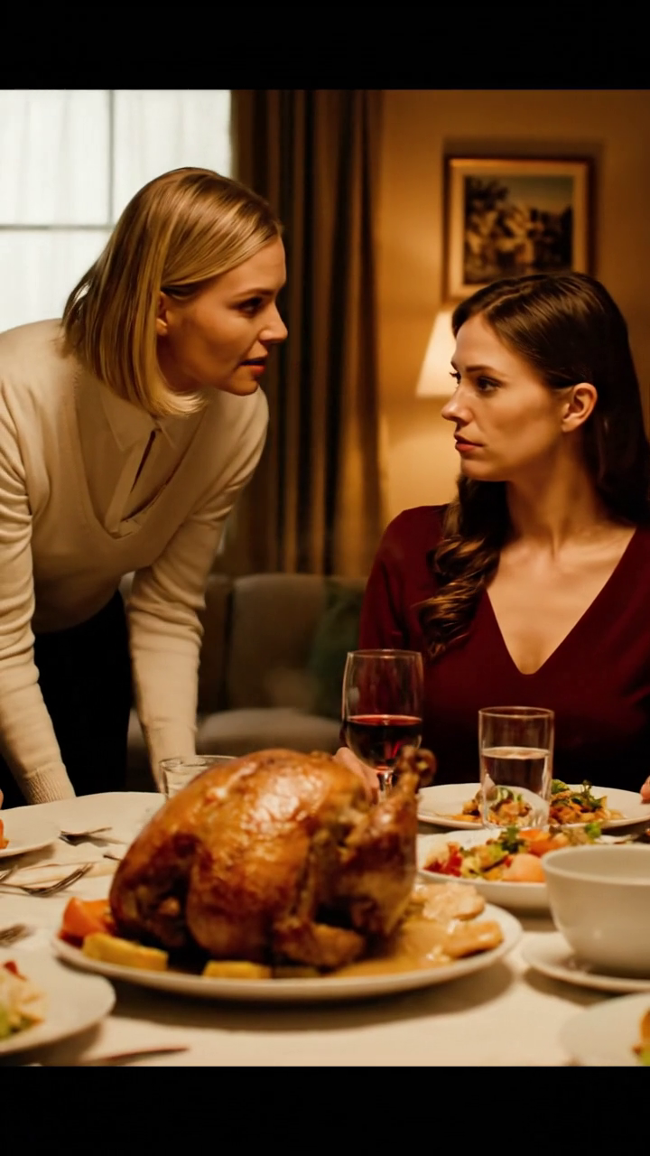 In einem ruhigen Vorort Thanksgiving-Dinner sagte meine Schwester laut: „Sie waren nur ein Fehler, den wir mussten zu halten“, nickte meine Mutter, „Sie hat Recht“, und mein Vater blieb still. Ich sagte nur: „Okay“, dann ohne einen einzigen Text. Drei Wochen später veröffentlichten sie „perfect family reunion“ passende Outfit-Fotos mit der Kaption „Familie ist alles“. In jener Nacht schlugen 17 Anrufe meiner Schwester auf mein Telefon, und ihre Voicemail flüsterte 