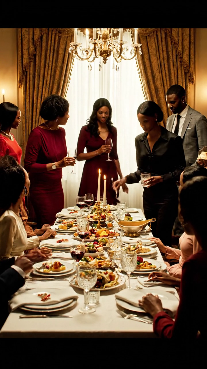 De ene dochter is een dokter... de andere is een meid, mijn moeder geroosterd op Thanksgiving, lachen met veertien aanwezigen. En toen mijn moeder weer probeerde te toasten op mijn zus... wat ik vervolgens zei... kon niemand geloven.