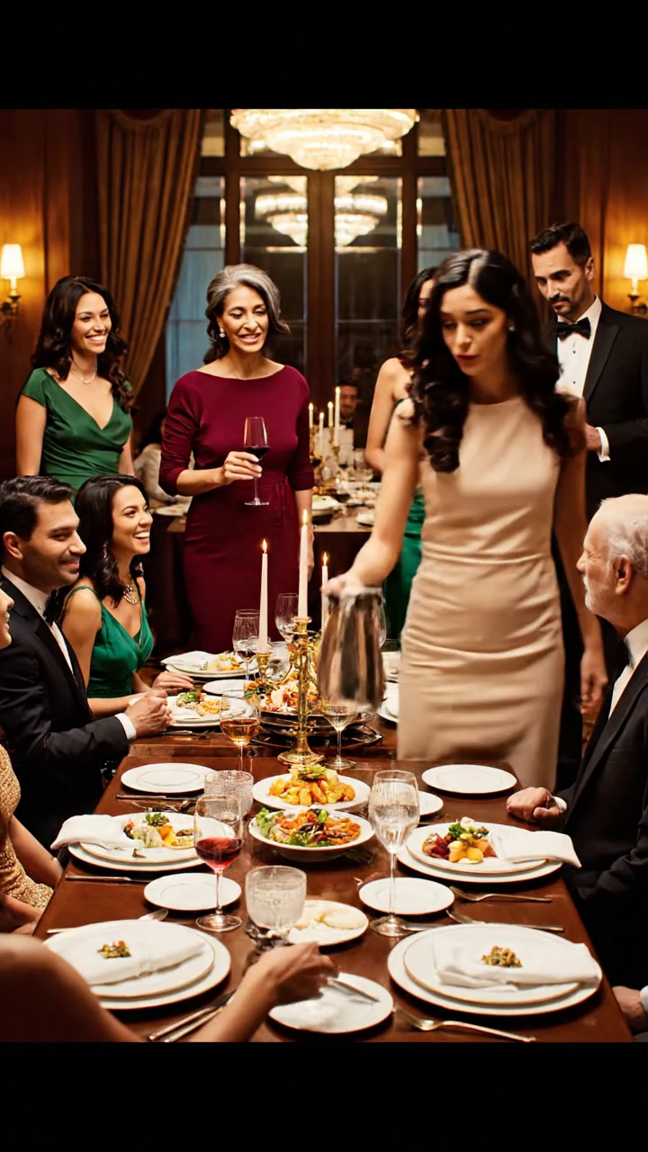 De ene dochter is een dokter... de andere is een meid, mijn moeder geroosterd op Thanksgiving, lachen met veertien aanwezigen. En toen mijn moeder weer probeerde te toasten op mijn zus... wat ik vervolgens zei... kon niemand geloven.