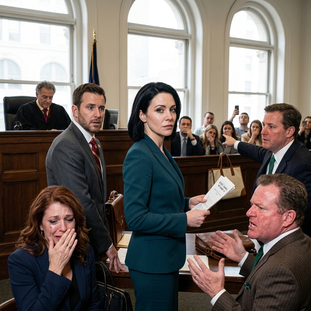 O piątej rodzice porzucili mnie w centrum handlowym, ale dobry milioner znalazł mnie i wychował jako swoją córkę. Kiedy umarł, zostawił mi 4 miliony dolarów. Po tym, jak ukazali się w telewizji, moi rodzice wzięli mnie za winowajcę. W sądzie śmiali się ze mnie, dopóki ich prawnik nie spojrzał na mnie i nie powiedział: 