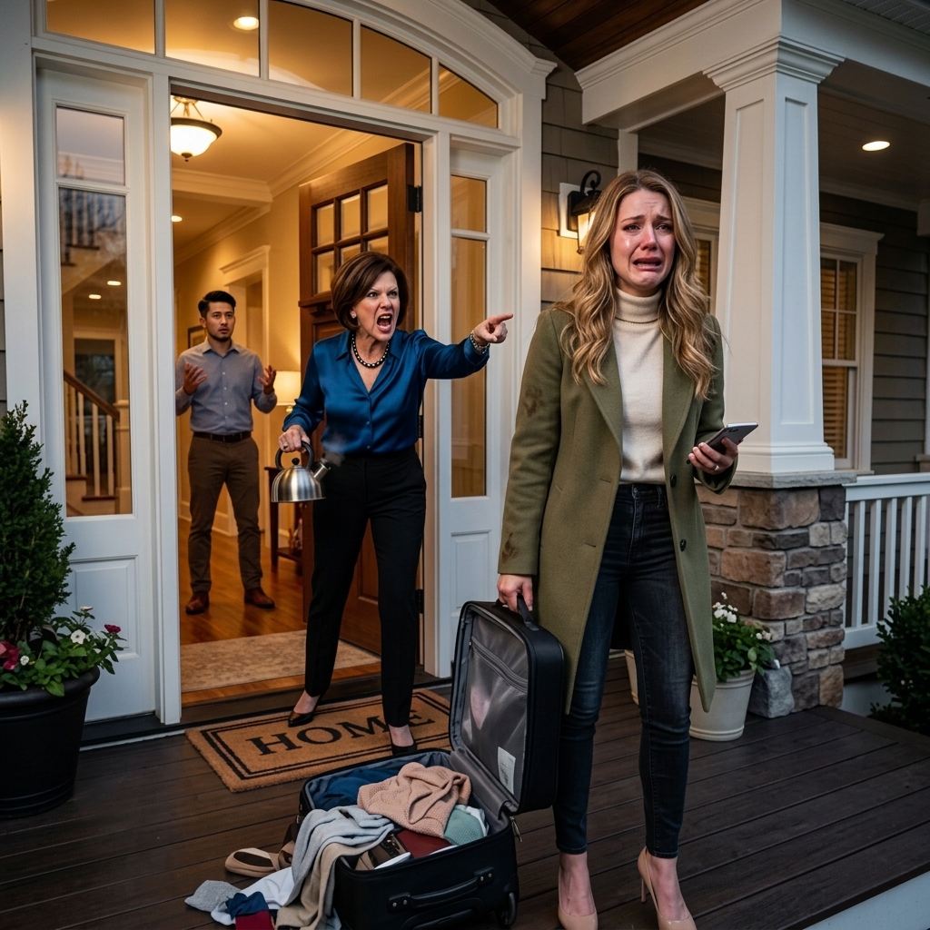 Moje tchýně mě nazvala žebrákem, hodila na mě horkou vodu a vykopla mě, aniž by věděla, že vydělávám 50,000 dolarů měsíčně. Později se vrátila a prosila mě o pomoc. Jablka