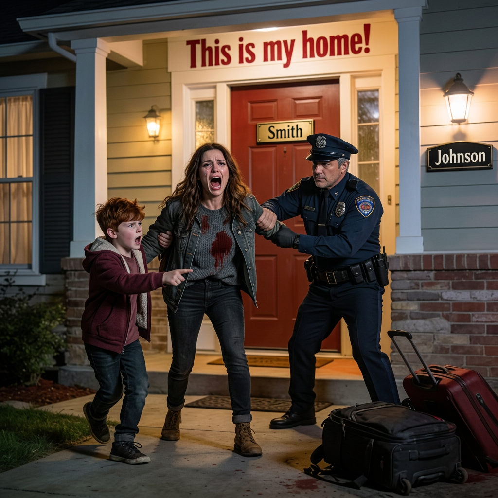 V momentě, kdy jsme se s dcerou vrátili z výletu, mě policejní důstojník chytil za ruku a řekl: 