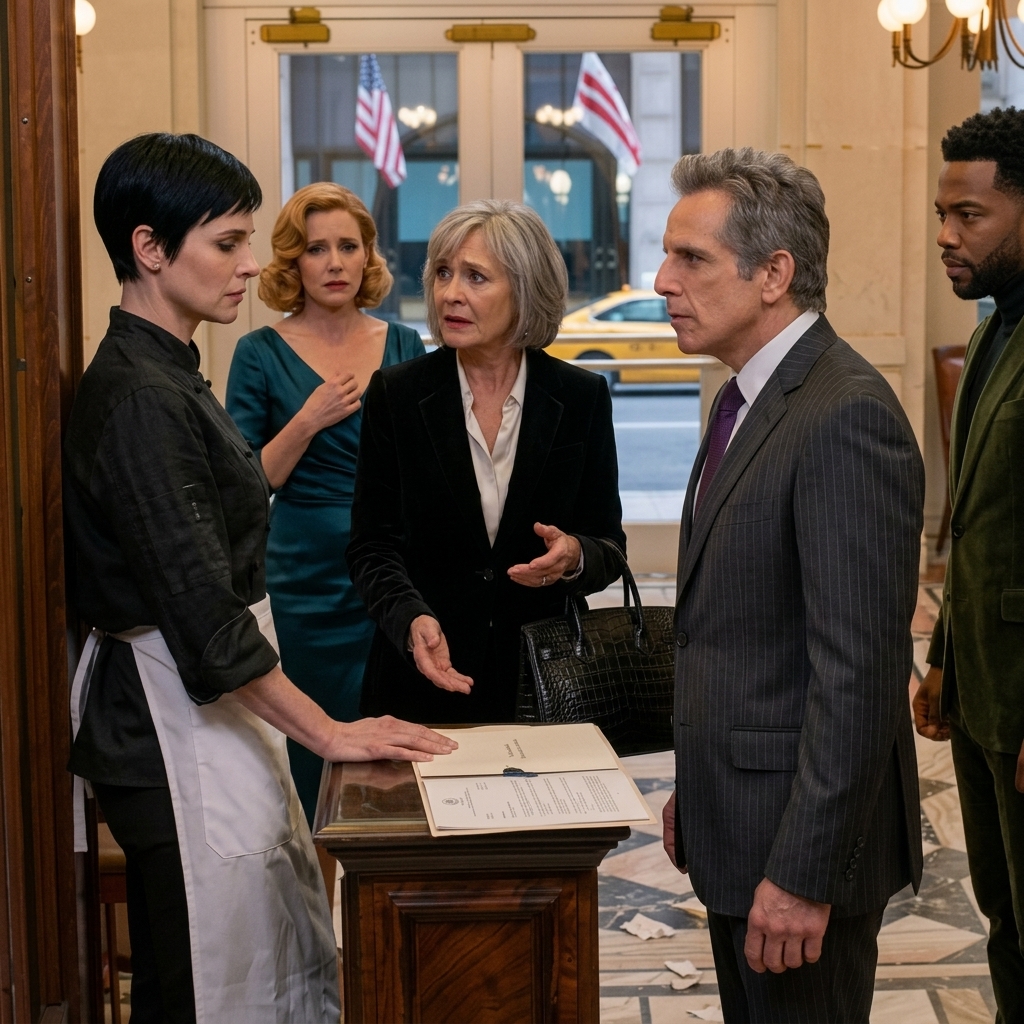 Mijn familie wiste me 9 jaar en liep toen naar mijn restaurant. Pa eiste half voor het toetje, sprak alsof het gebouw al van hem was, en zette een stapel papieren op mijn gastvrouw staan alsof hij mij een plezier deed. Nieuws