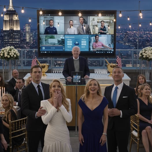 Quand je me suis effondrée au travail et me suis réveillée en soins intensifs, mes parents n'étaient jamais venus, ma sœur a posté un jour de famille sans le drame, et soixante-quatorze appels manqués plus tard, ils n'étaient toujours pas à demander si j'étais en vie ils voulaient $9,200 pour son lieu de mariage, mais à sa fête de fiançailles mon grand-père marchait au microphone, connecté son iPad à l'écran, et a dit, 