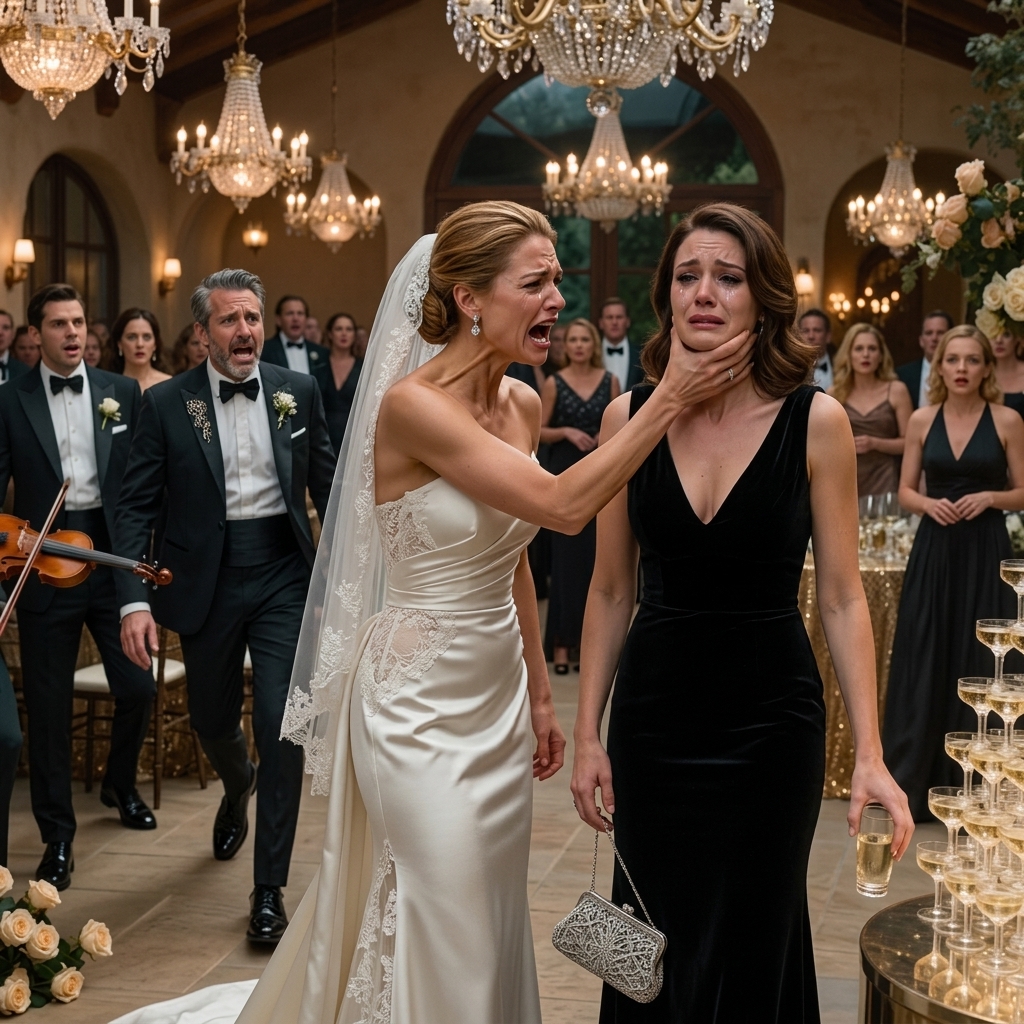 My stepsister looked me over at her luxury wedding, smiled like I was still the girl they pushed out years ago, and said, “You don’t belong here” but the moment her groom went pale, stared at me in stunned recognition, and asked, “Do you even know who she is?” the ballroom fell silent, and the family that had always treated me like an afterthought realized far too late that I had walked back into their world with a name they could no longer dismiss. News