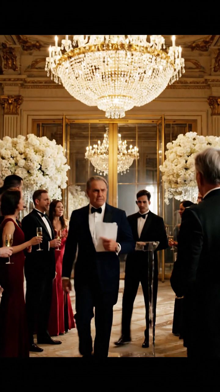 Le moment du mariage qui a fait taire 900 invités, j'ai élevé ma fille avec tout ce que j'avais. Lors de son mariage, son beau-père a éclaboussé un verre d'eau sur mon visage devant 900 invités. Toute la salle est restée silencieuse. Je me suis levé, je me suis essuyé le visage, et j'ai dit, "Savez-vous vraiment qui vous avez essayé de honter ? Son sourire a disparu.