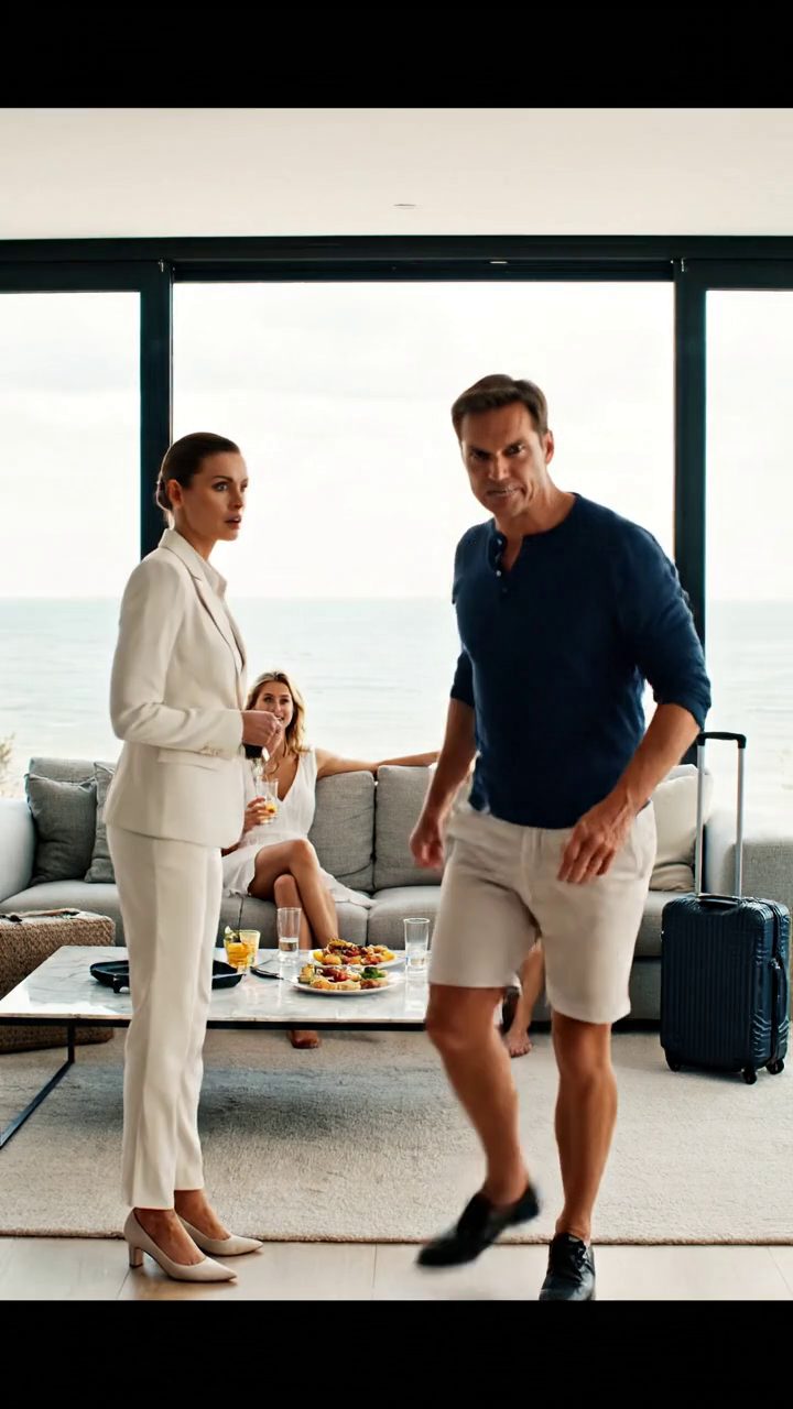 Als ich in meinem $520K Strandhaus ankam, hatte meine Schwester Familie es über... „Das ist mein Haus. Aussteigen.“ 047