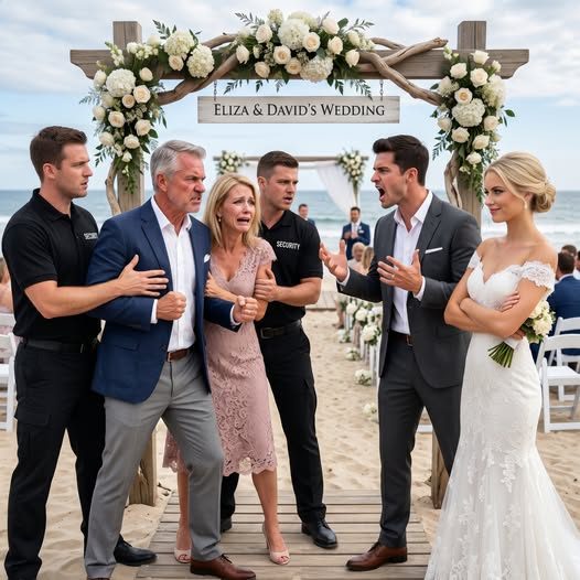 Ich ging in die 450.000-Dollar-Hochzeit meines Sohnes und hörte, dass er die Sicherheit kalt sagte:
