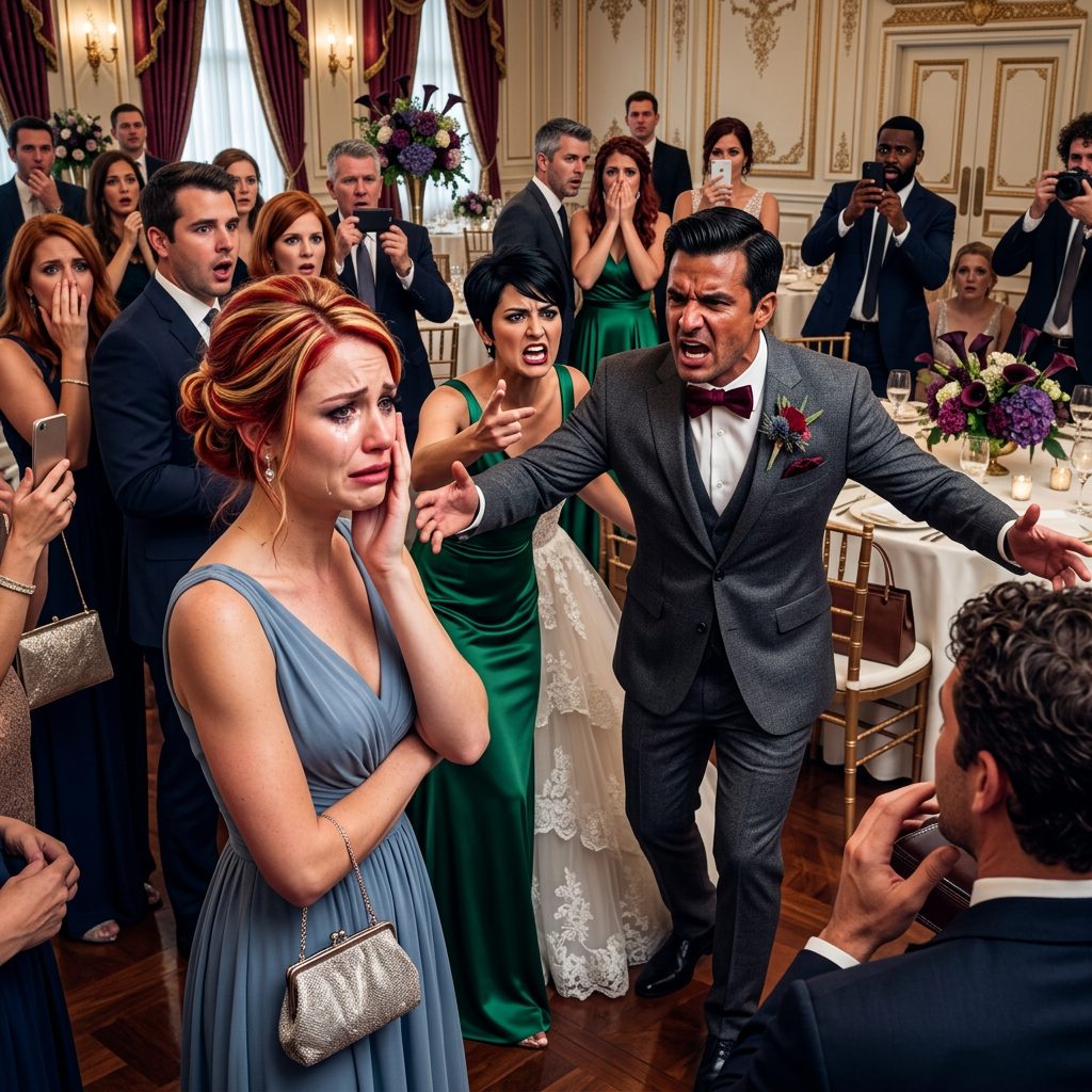 Au mariage de ma soeur, elle m'a giflé devant 500 invités. Me dire que tout le monde a commencé à rire. Je suis resté silencieux... Puis son fiancé s'est brusquement avancé en criant,